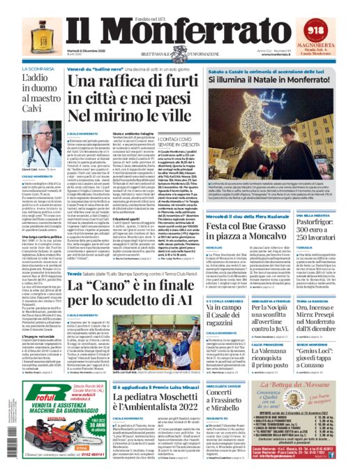 Il Monferrato - Edizione 91 del 06/12/2022